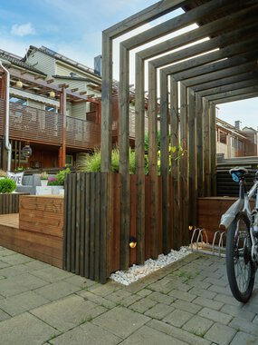 Trondheim - Flatåsen, Gunn Berit Fineidet, uteområde med MøreRoyal