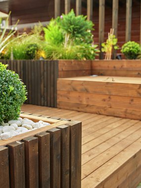 Trondheim - Flatåsen, Gunn Berit Fineidet, uteområde med MøreRoyal