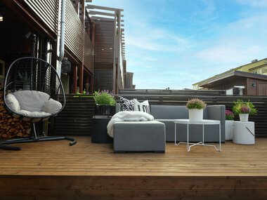 Trondheim - Flatåsen, Gunn Berit Fineidet, uteområde med MøreRoyal