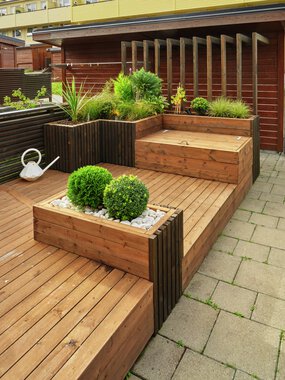 Trondheim - Flatåsen, Gunn Berit Fineidet, uteområde med MøreRoyal