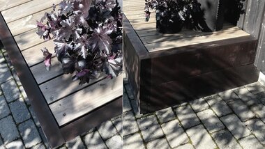 Jernbanesviller 7,5x20x180, brun 