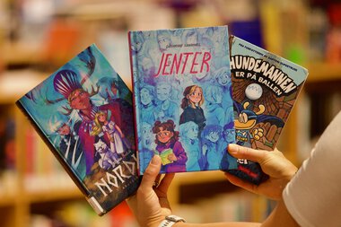 Utlånstoppen 2024: Tegneserier for barn og unge