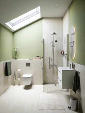 Det lille badet - hvit høyglans Det lille badet - hvit høyglans