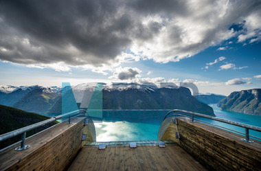 Utsikt fra Stegastein, Sogn og Fjordane