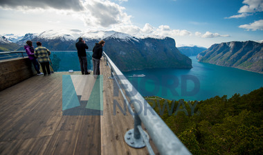 Utsikt fra Stegastein, Sogn og Fjordane