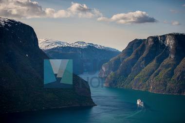 Utsikt fra Stegastein, Sogn og Fjordane