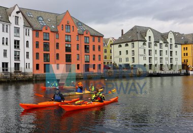 Kystpilegrimsleia. Ålesund. Kayak