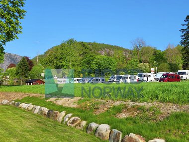 Hjelmeland bobilcamp i Hjelmeland