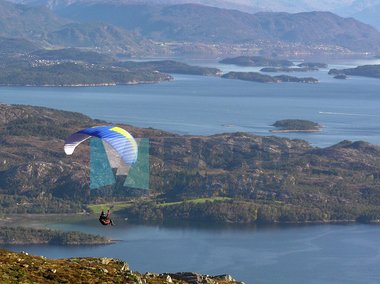 Paragliding i Sunnhordland