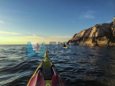 Kajaktur ut mot havet