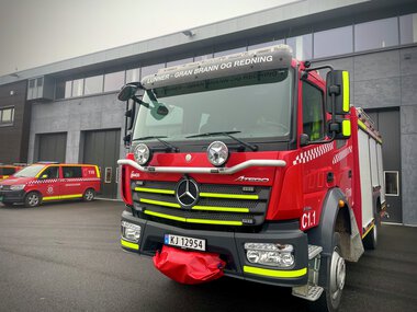 Brannbil, Lunner-Gran brann og redning - september 2024