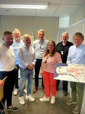 Prosjektmøte Sagatangen lokalmedisinske senter juni 2024