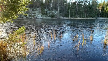 Is på gang på Hvalstjern