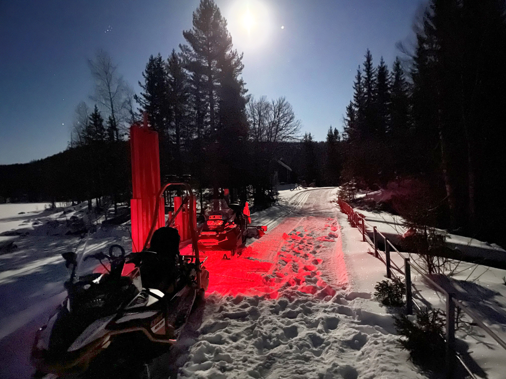 Kveldsprepping ved Steinsjøen