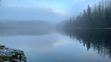 Morgentåke over Svartvann