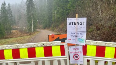 Fremdeles stengt ved Store Tryvann