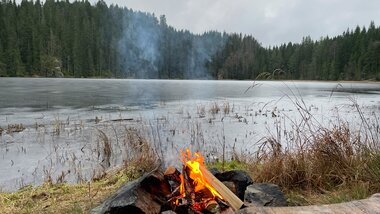 En del is på Fiskelausa