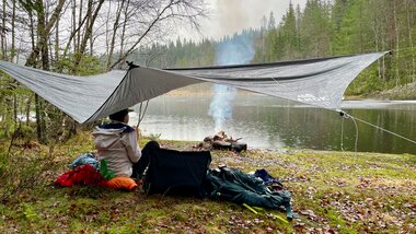 Båltur en fuktig desembertorsdag