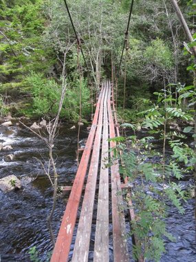 Hengebroen over Trofosskloppa