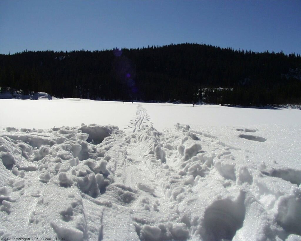 Utsikt fra rasteplass ved Spålen