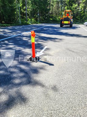 Oppmerking parkeringsplass Dyrløkke 