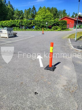 Oppmerking parkeringsplass Dyrløkke 