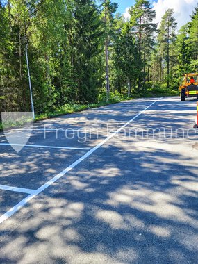 Oppmerking parkeringsplass Dyrløkke 