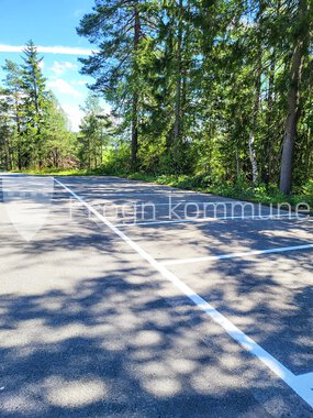 Oppmerking parkeringsplass Dyrløkke 