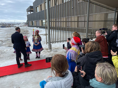 Kronprinsbesøk i Kautokeino