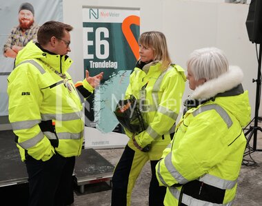 Byggestartmarkering E6 Kvithammar-Åsen