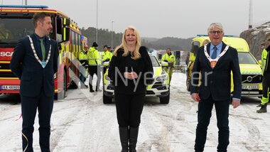 Åpning ny E39 gjennom Lindesnes