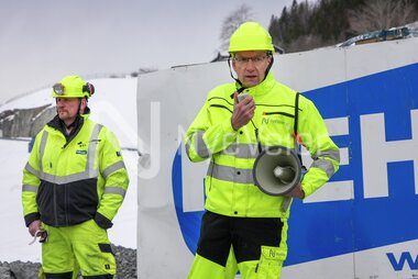 Byggestartmarkering E6 Kvithammar-Åsen
