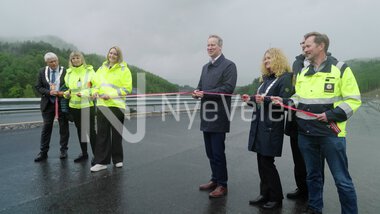 Offisiell veiåpning E39 Lyngdal