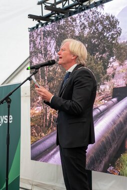 Åpning av Maudal kraftverk