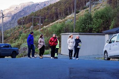 Åpning av Maudal kraftverk