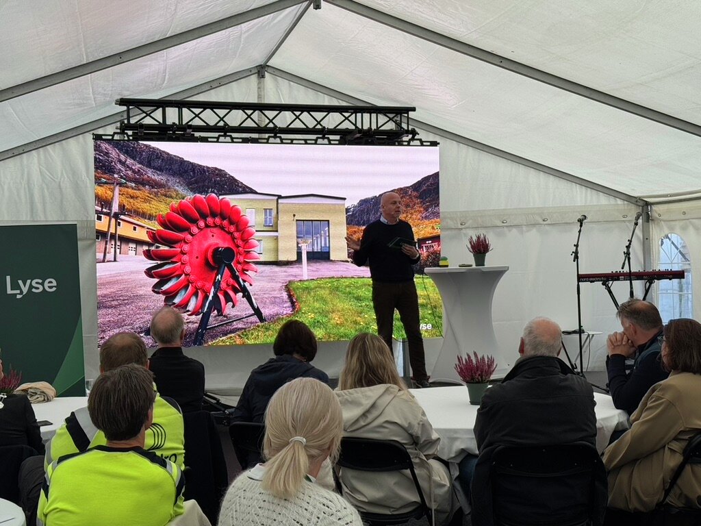 Åpning av Maudal kraftverk