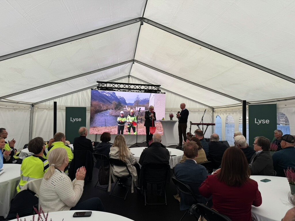 Åpning av Maudal kraftverk