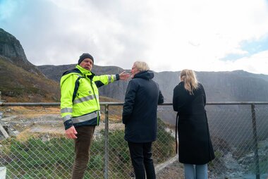 Åpning av Maudal kraftverk Åpning av Maudal kraftverk