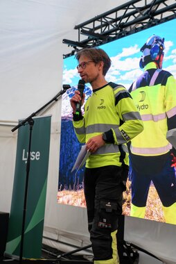 Åpning av Maudal kraftverk