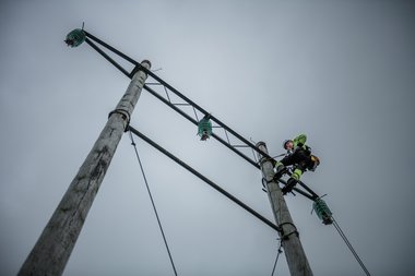 Riving kraftlinje Jæren