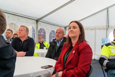 Åpning av Maudal kraftverk