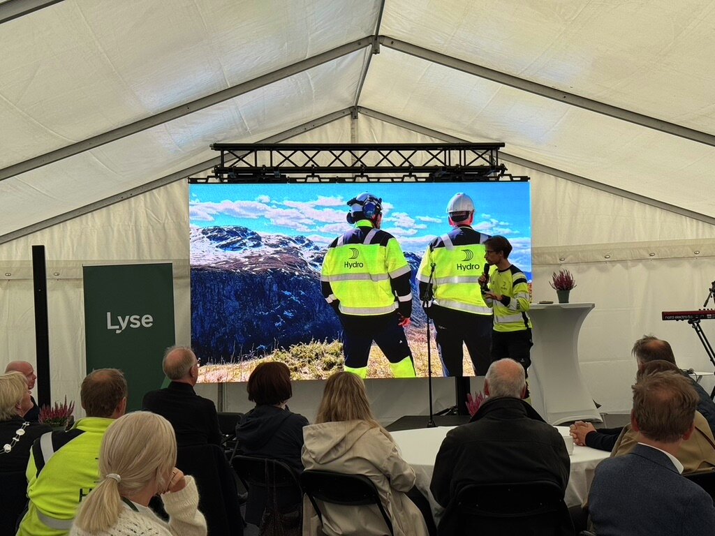 Åpning av Maudal kraftverk