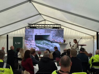 Åpning av Maudal kraftverk