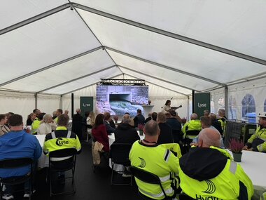 Åpning av Maudal kraftverk