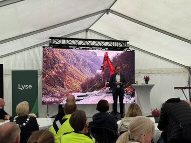 Åpning av Maudal kraftverk