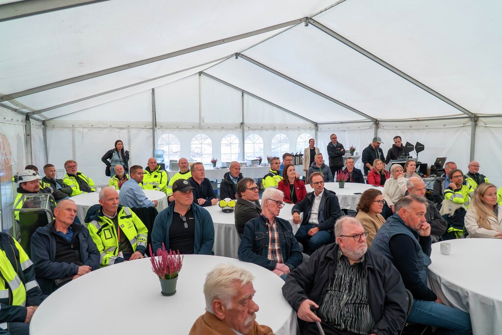 Åpning av Maudal kraftverk