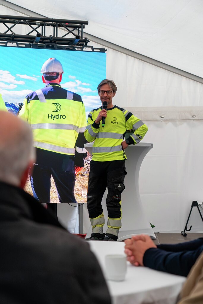 Åpning av Maudal kraftverk