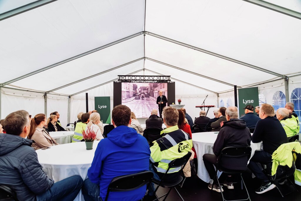 Åpning av Maudal kraftverk