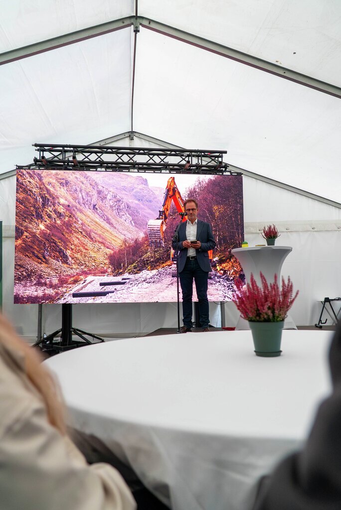 Åpning av Maudal kraftverk