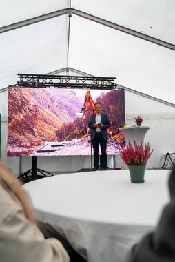 Åpning av Maudal kraftverk